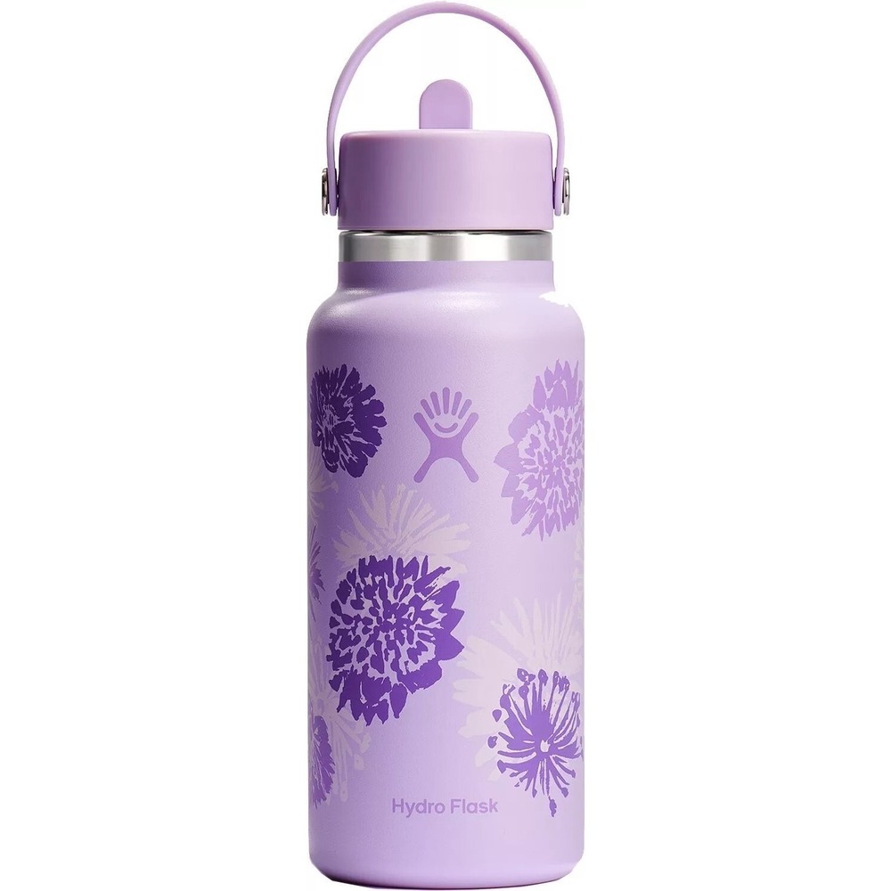 Hydro Flask 32oz Wide Mouth Bottle with Flex Straw Cap Pixie Special Edition NEW